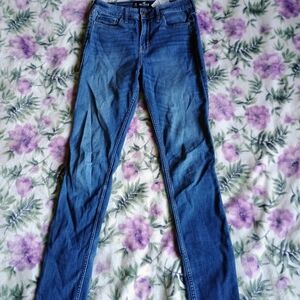 Hollister Classic Blue Women's Jeans Skinny Highrise 26 X 30